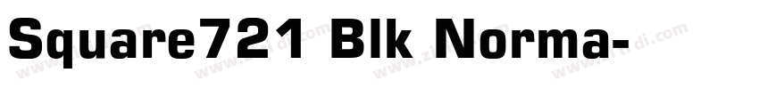Square721 Blk Norma字体转换 Square721 Blk Norma字体转换